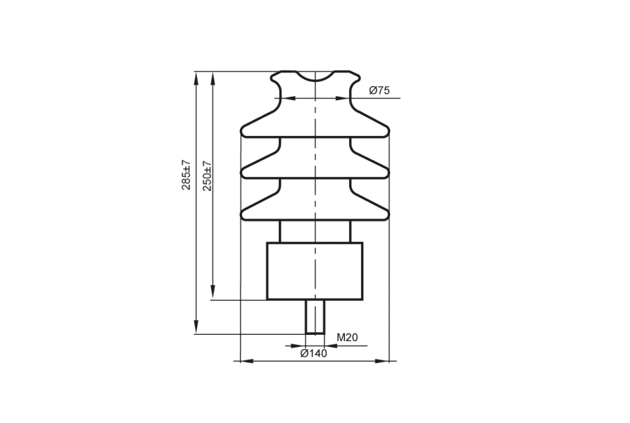 Изоляторы опорные линейные фарфоровые типа ОЛФ на напряжение 6-10 кВ